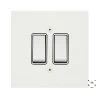 2 Gang 20 Amp 2 Way Light Switches