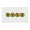 4 Gang 20 Amp 2 Way Toggle Light Switches (Toggle Light Switches are not available in white. Here the switches are shown with Polished Brass Toggles, other finishes available on request).