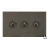 3 Gang 20 Amp 2 Way Toggle Light Switches