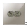 2 Gang 20 Amp 2 Way Toggle Light Switches