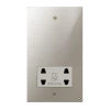 Shaver Socket Outlet 110 | 240 Volts: White Insert