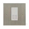 1 Gang RJ45 CAT 6 Socket: White Insert