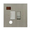 13 Amp Switched Fused Spur with Neon and Flex Outlet: White Insert