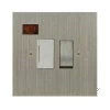 13 Amp Switched Fused Spur with Neon: White Insert
