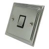 1 Gang 2 Way 10 Amp Switch - Black Trim