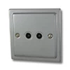 Twin Non Isolated TV | Coaxial Socket - White Trim