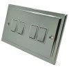 4 Gang 2 Way 10 Amp Switches - White Trim