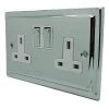 Double 13 Amp Socket - White Trim