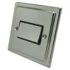 Triple Pole Fan Isolater Switch - Black Trim