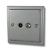 TV | Satellite Socket - White Trim