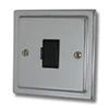13 Amp Unswitched Fused Spur: Black Trim