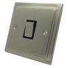 1 Gang 2 Way 10 Amp Switch - Black Trim