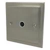 Single Non Isolated TV | Coaxial Socket - White Trim