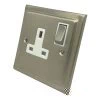 Single 13 Amp Socket - White Trim