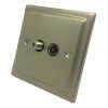 TV | Satellite Socket - Black Trim