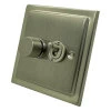 2 Gang Blank Switch Plate (No Switches or Dimmers) - Please select your combination of 2 switches or dimmers from the items below.
