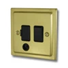 With Flex Outlet - Fused outlet with on | off switch : Black Trim