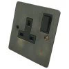 Single 13 Amp Socket - Black