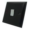 1 Gang 2 Way 10 Amp Switch - Black Trim