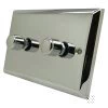 Vogue Polished Chrome Intelligent Dimmer - 2