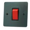 45 Amp Double Pole Switch - Single Plate