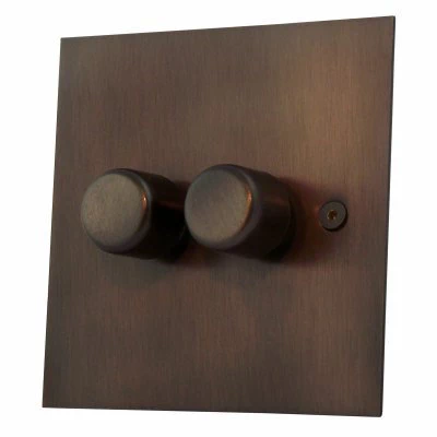 Ultra Square Cocoa Bronze Speaker Socket