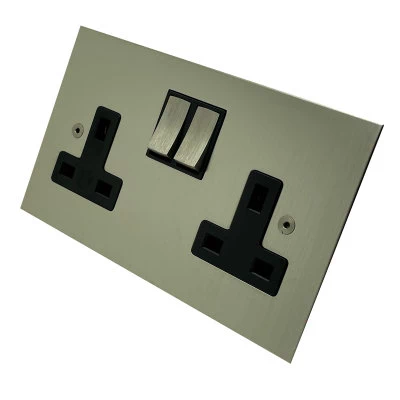 Ultra Square Satin Nickel Intermediate Toggle (Dolly) Switch Ultra Square Satin Nickel Intermediate Toggle (Dolly) Switch