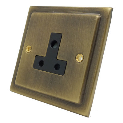 Full Range Victorian Polished Brass Light Switch Socket Outlet Dimmer Electrical 