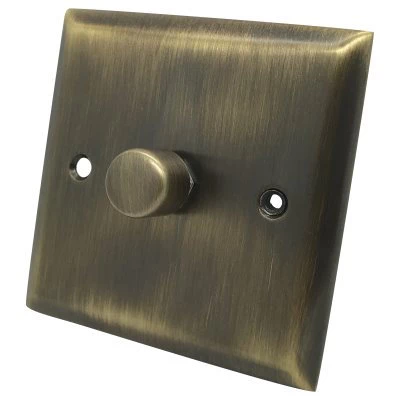 Vogue Antique Brass Push Light Switch