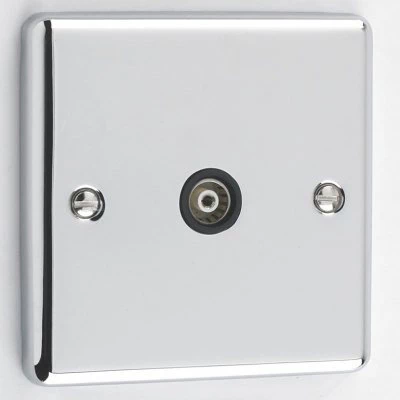 Warwick Polished Chrome TV Socket