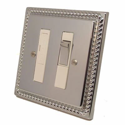 Georgian Premier Polished Chrome Flex Outlet Plate