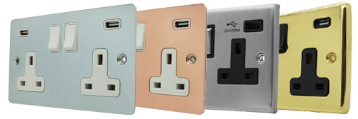 Plug Sockets with USB Chargers