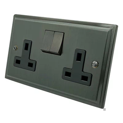 See the Art Deco Old Bronze socket & switch range