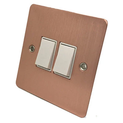 See the Flat Classic Brushed Copper socket & switch range