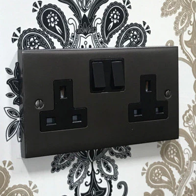 Edwardian Classic Bronze Sockets & Switches