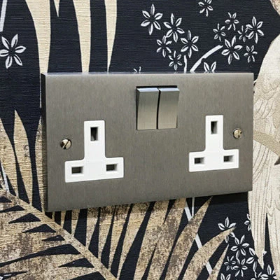 Edwardian Premier Plus Satin Chrome Sockets & Switches