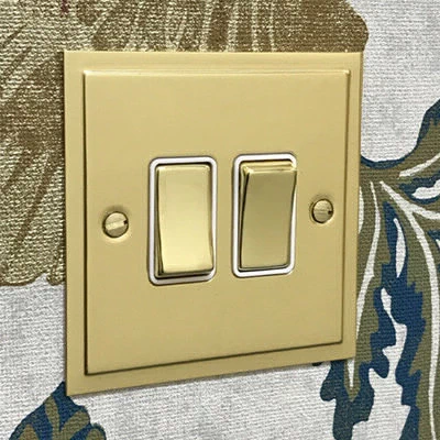 Elegance Elite Polished Brass Sockets & Switches