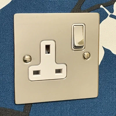 Elite Flat Polished Chrome Sockets & Switches
