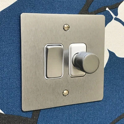 Elite Flat Satin Chrome Sockets & Switches