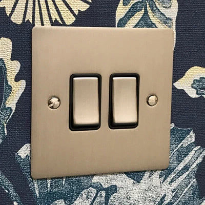 Elite Flat Satin Nickel Sockets & Switches