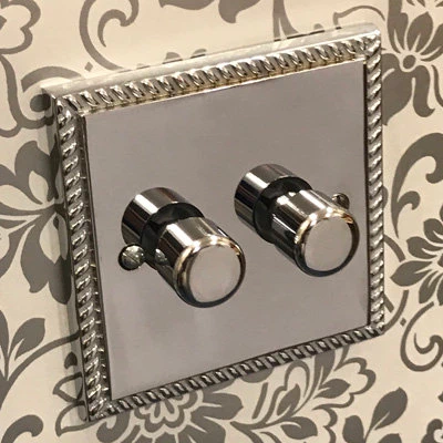 Georgian Premier Polished Chrome Sockets & Switches