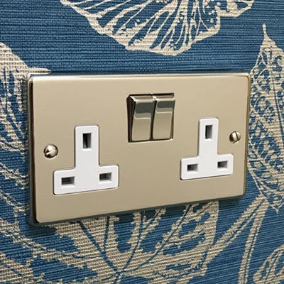 Grandura Polished Nickel Sockets & Switches