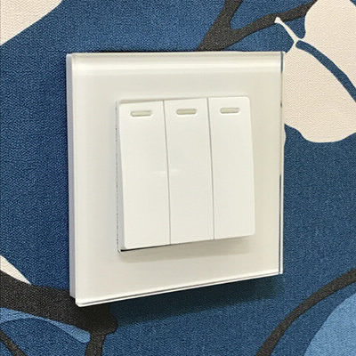 RetroTouch Crystal White Glass Sockets & Switches