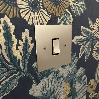 Ultra Square Satin Nickel Sockets & Switches