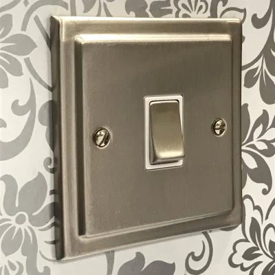Victorian Satin Nickel Sockets & Switches